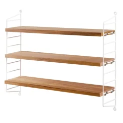 Hylla Pocket String ek/vit