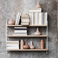 Hylla Pocket String ek/vit