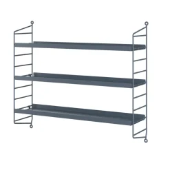 Hylla Pocket String Metall Sergelgrå