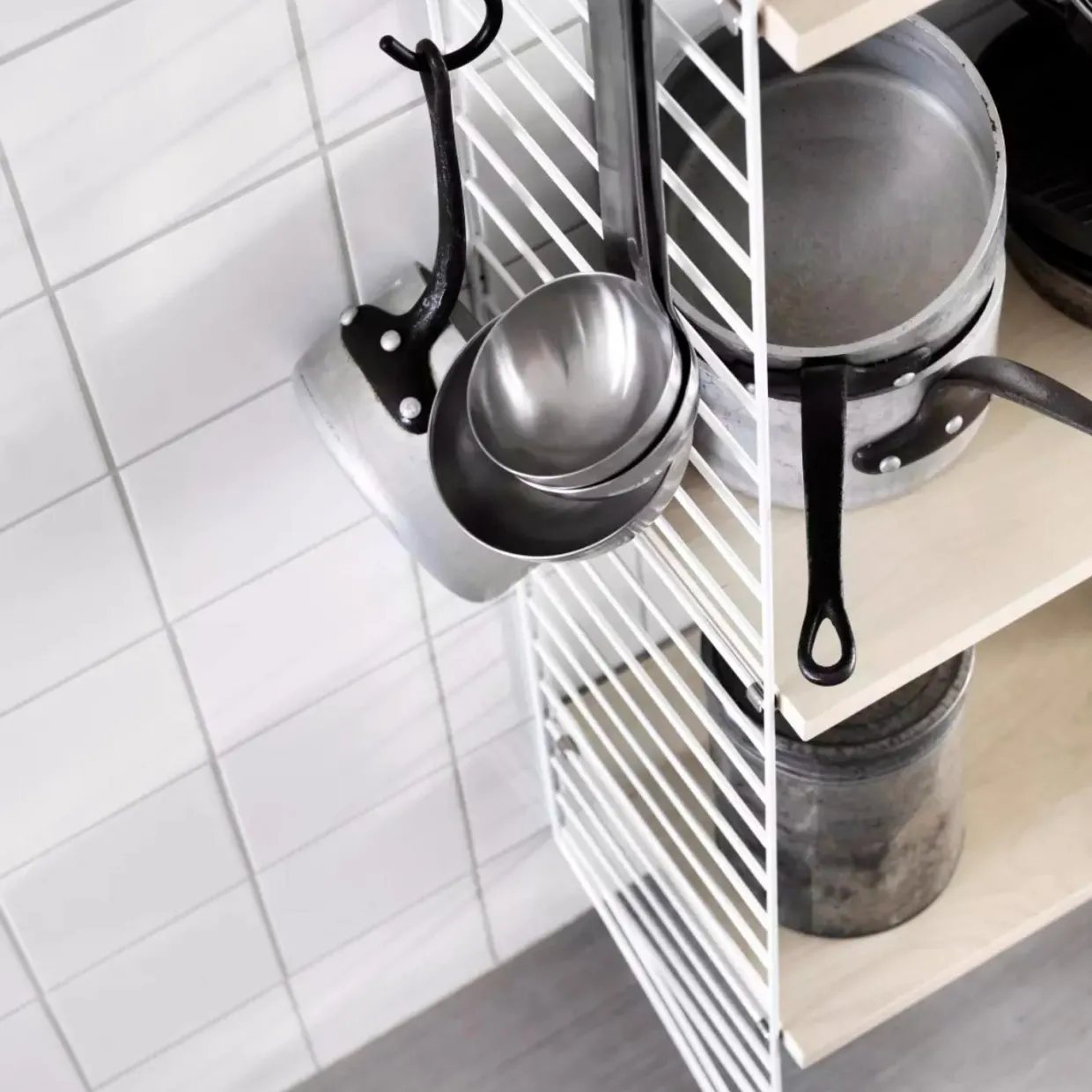 Hyllplan 58x30 3-p ask