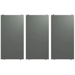 Hyllplan 58x30 3-p Mörkgrå