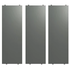 Hyllplan 58x20 3-p Mörkgrå