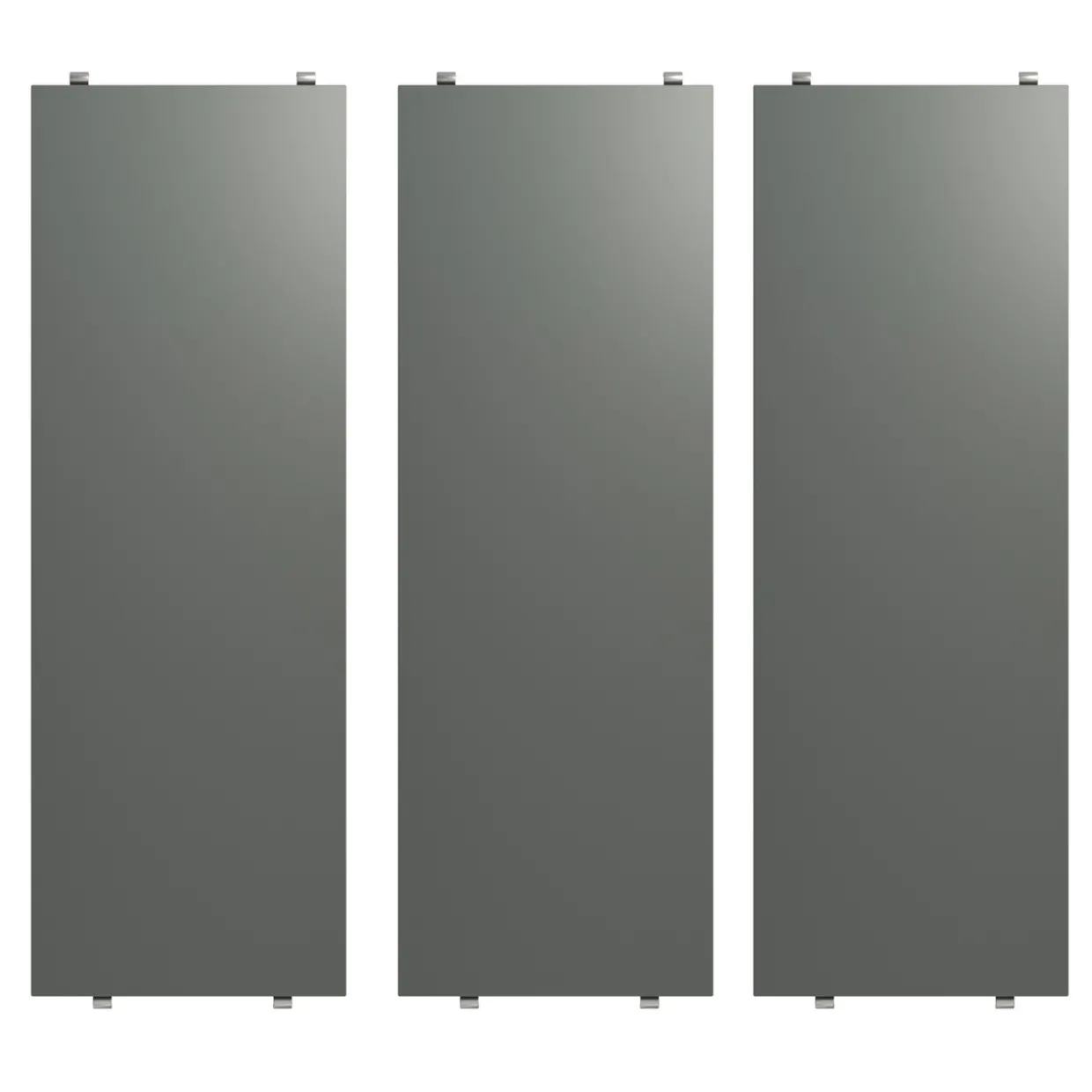 Hyllplan 58x20 3-p Mörkgrå