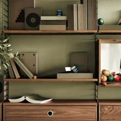 Hyllplan 58x30 3-p valnöt