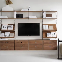 Hyllplan 78x30 3-p valnöt