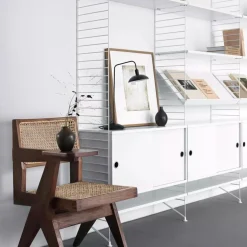 Hyllplan 58x20 3-p vit