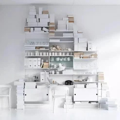 Hyllplan 78x30 3-p vit