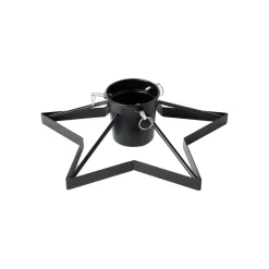 Julgransfot Star Svart