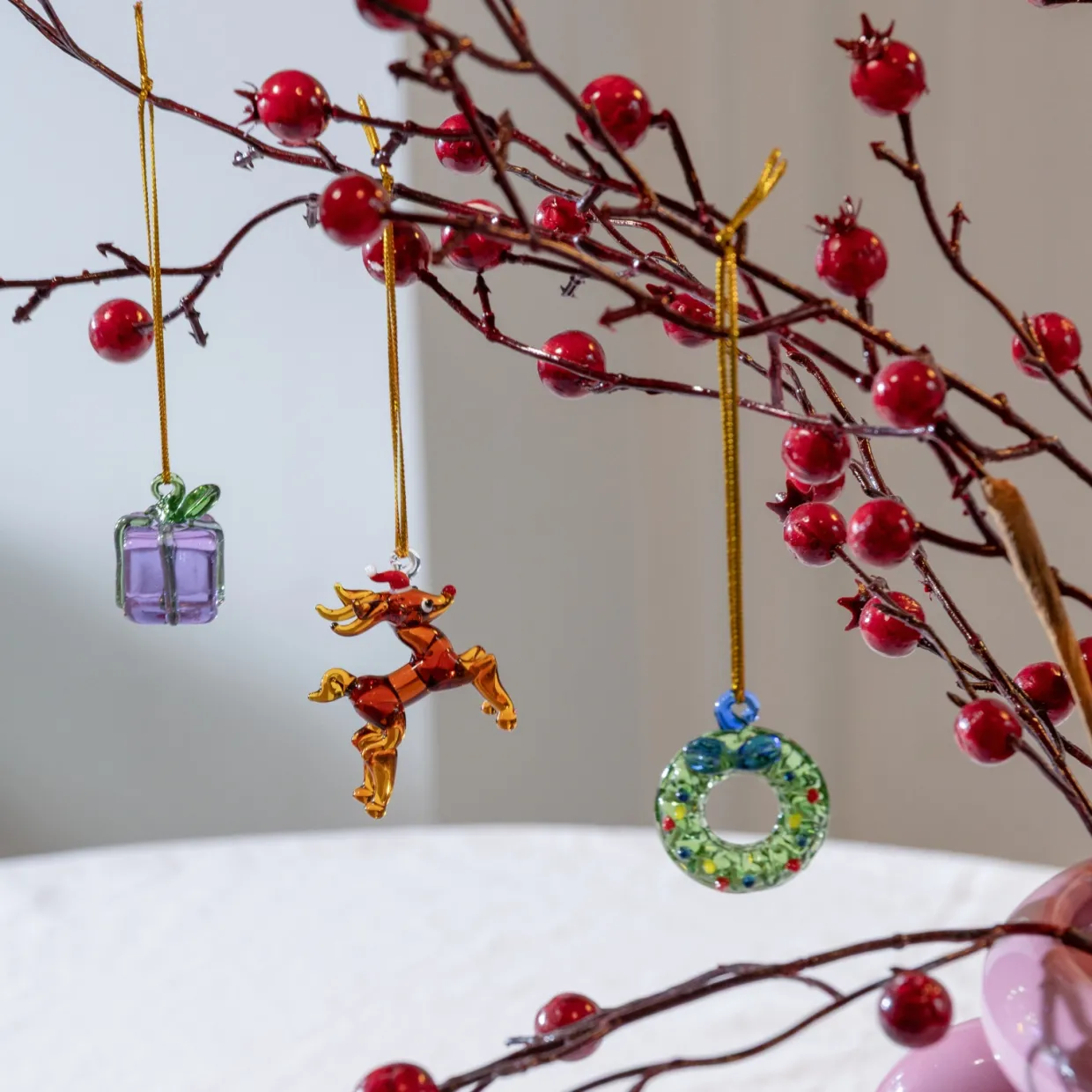 Julgransprydnad Merry #1 set of 3