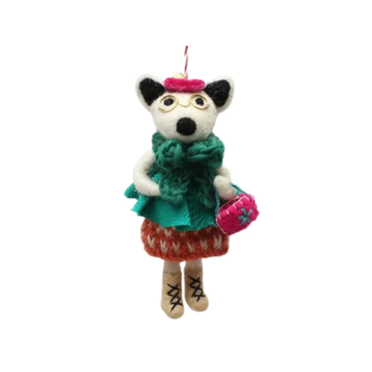 Julhänge Hund med Moonboots