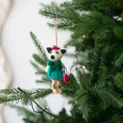 Julhänge Hund med Moonboots