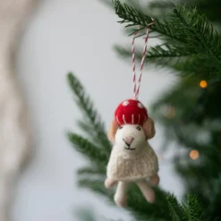 Julhänge Mus med Svamp hatt