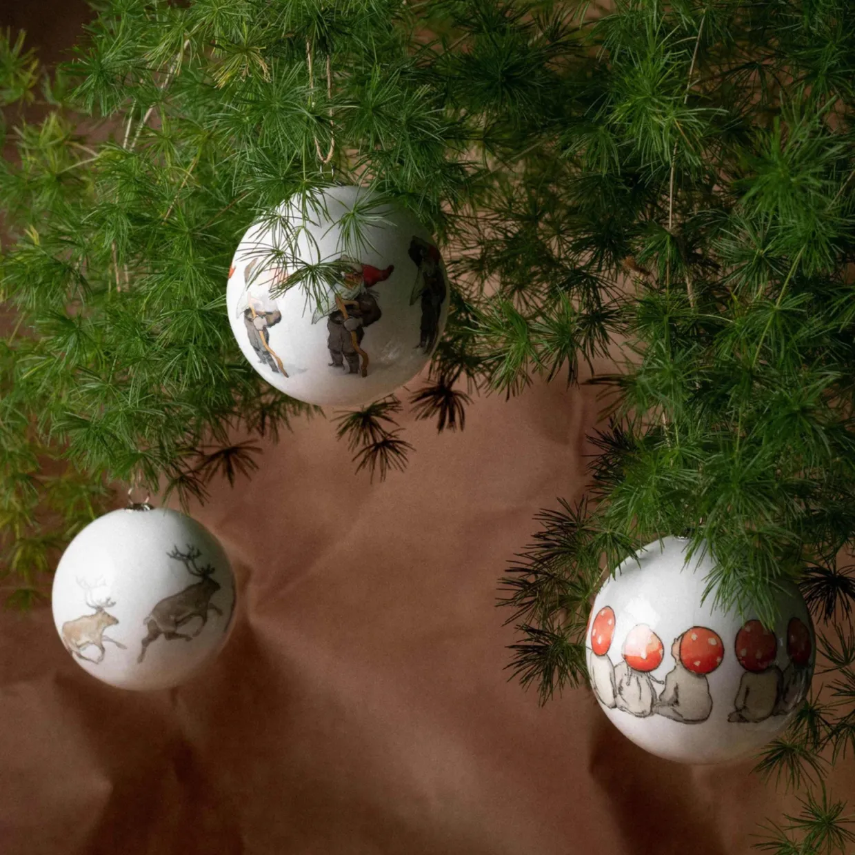 Julkulor Barn,Ren,Tomte 3-p