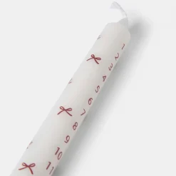 Kalenderljus 34cm Burgundy