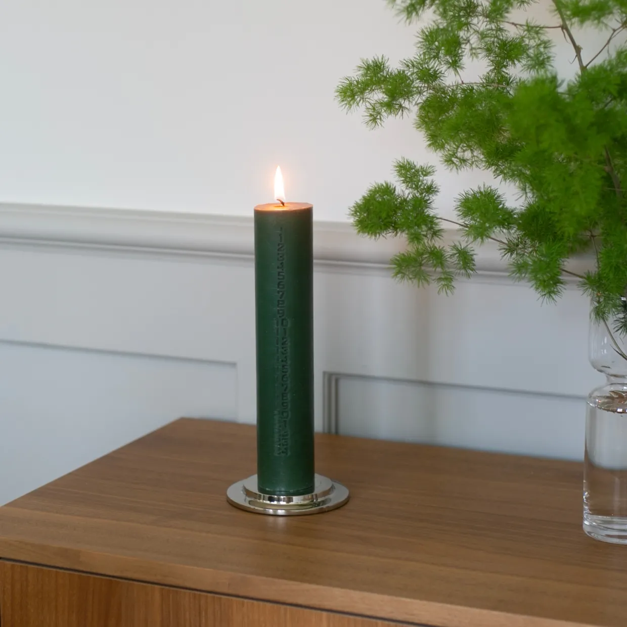 Kalenderljus Debossed Grön