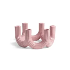 Kandelaber 6 arm Churros rosa