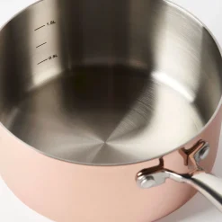 Kastrull med lock Primo 2L Koppar