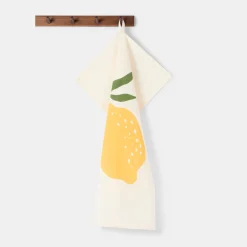 Kökshandduk Block 50x70 cm Lemon