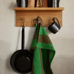 Kökshandduk Hale Oliv/Grön