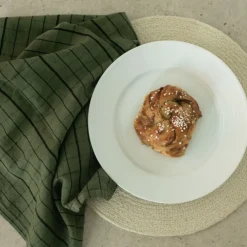 Kökshandduk Rutan 50x70 cm Skogsgrön