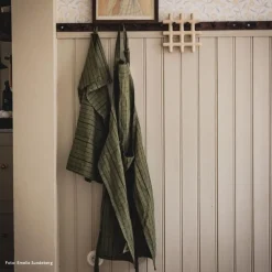 Kökshandduk Rutan 50x70 cm Skogsgrön