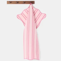 Kökshandduk Striped 50x70 cm rosa