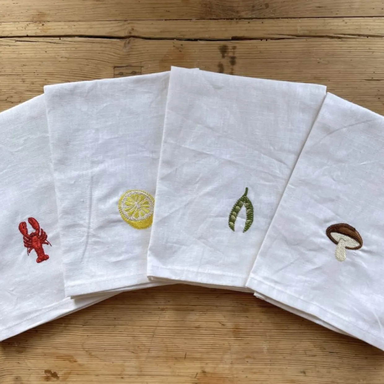 Kökshandduk Yummy Mushroom 50x70cm