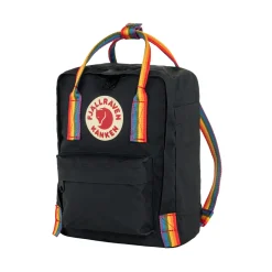 Kånken Mini Rainbow Black-Rainbow