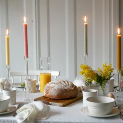 Kronljus 4 pack 24cm Multi Gul