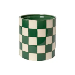 Kruka DT Schackruta Grön