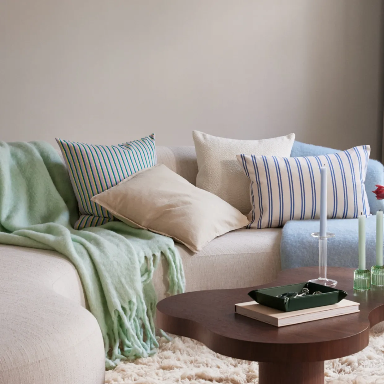 Kuddfodral HELLE Multi 50x50 cm Lila