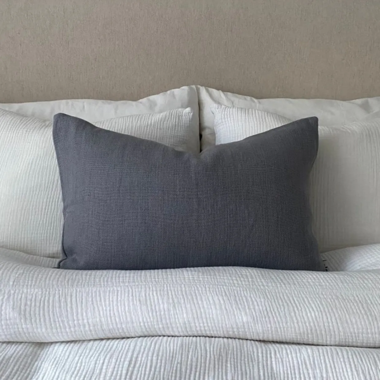Kuddfodral Lino 40x60 Grå