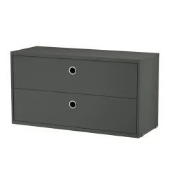 Lådhurts 78x30x42 Mörkgrå