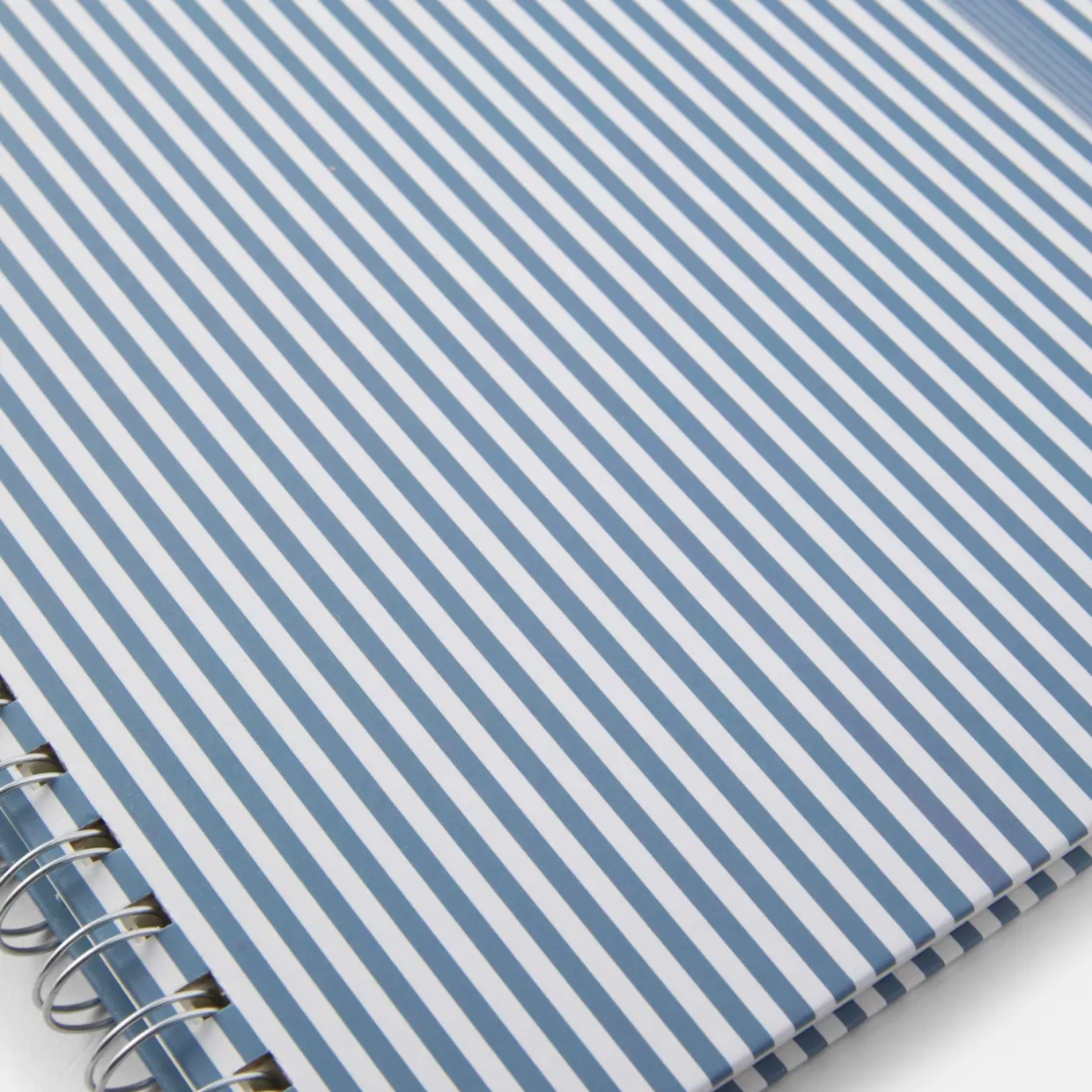 Linjerad anteckningsbok KIT Stripe A4 Blå/vit