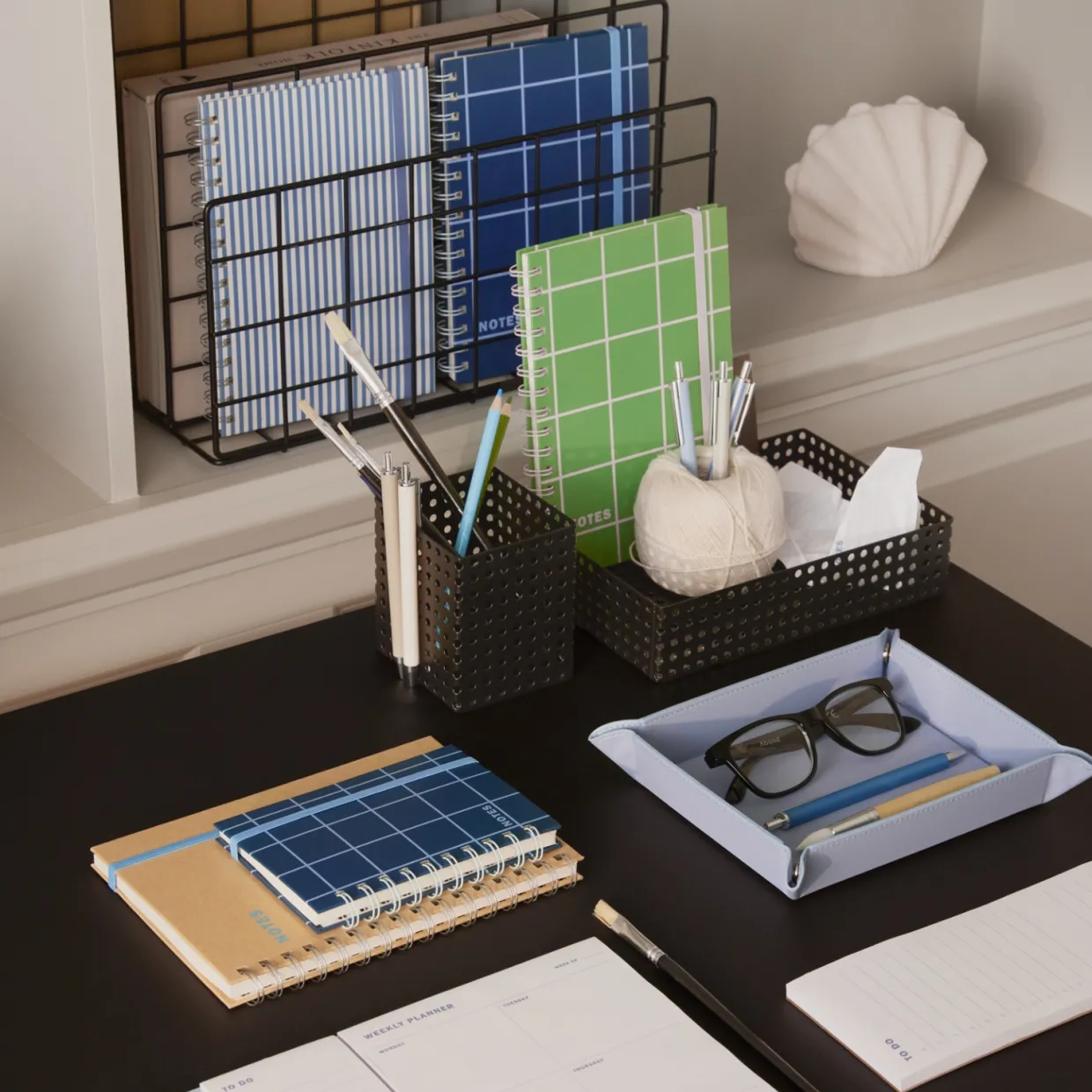 Linjerad anteckningsbok KIT Check A5