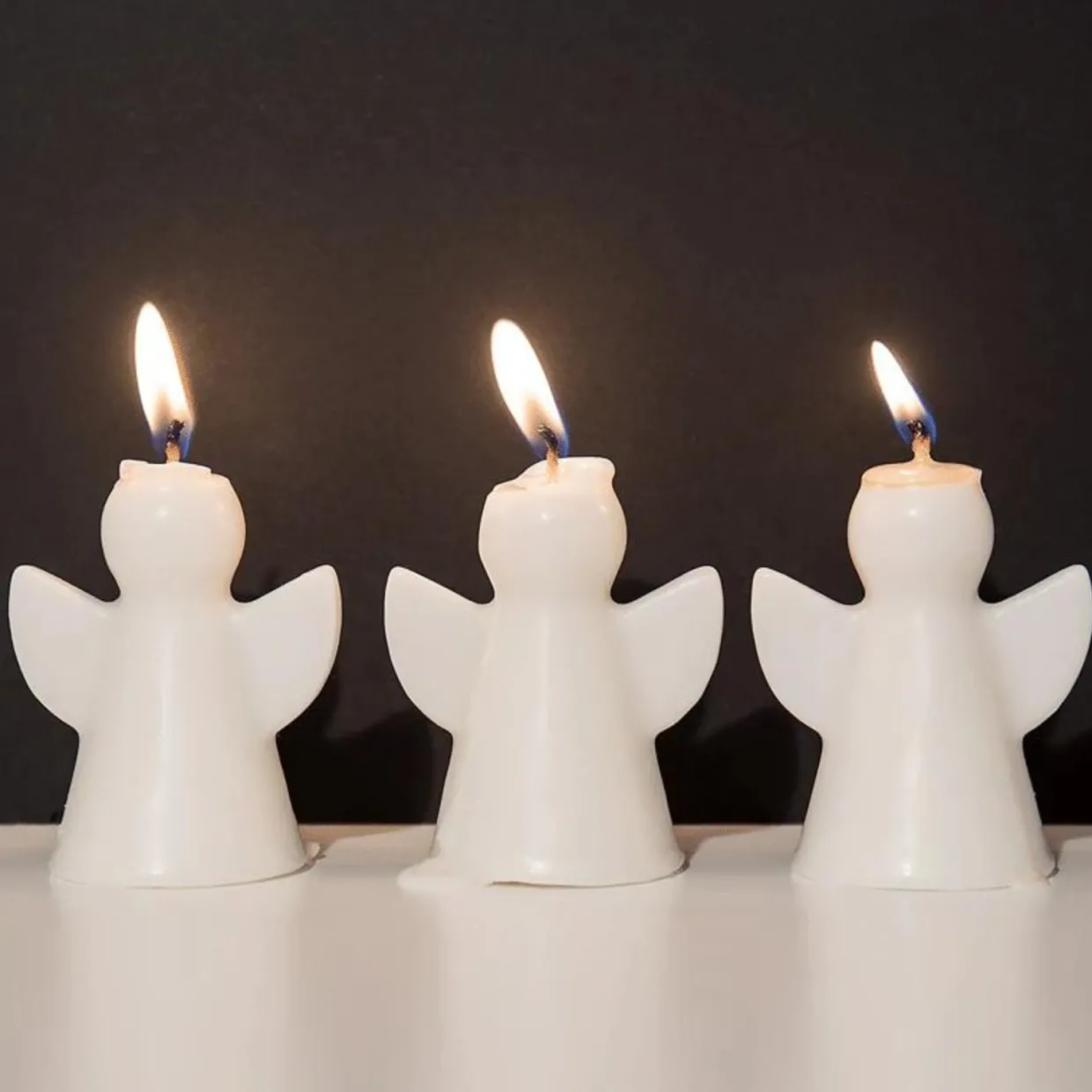 Ljus Ängel liten vit