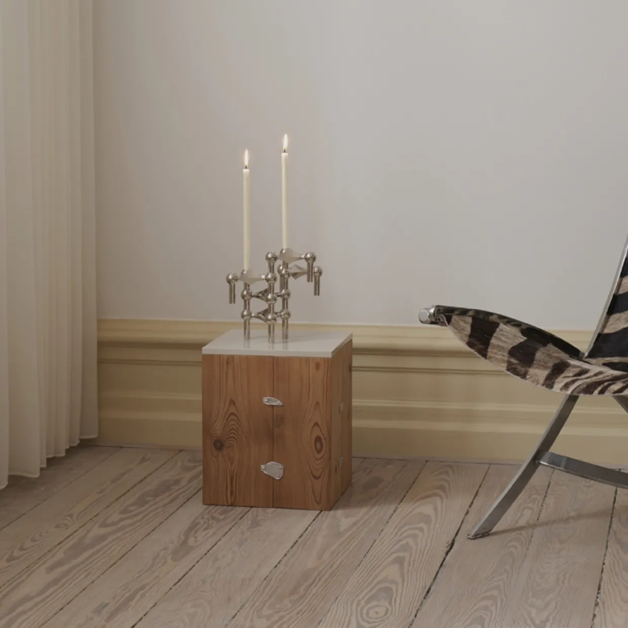 Ljus Stoff Nagel H23 8 pack Cream