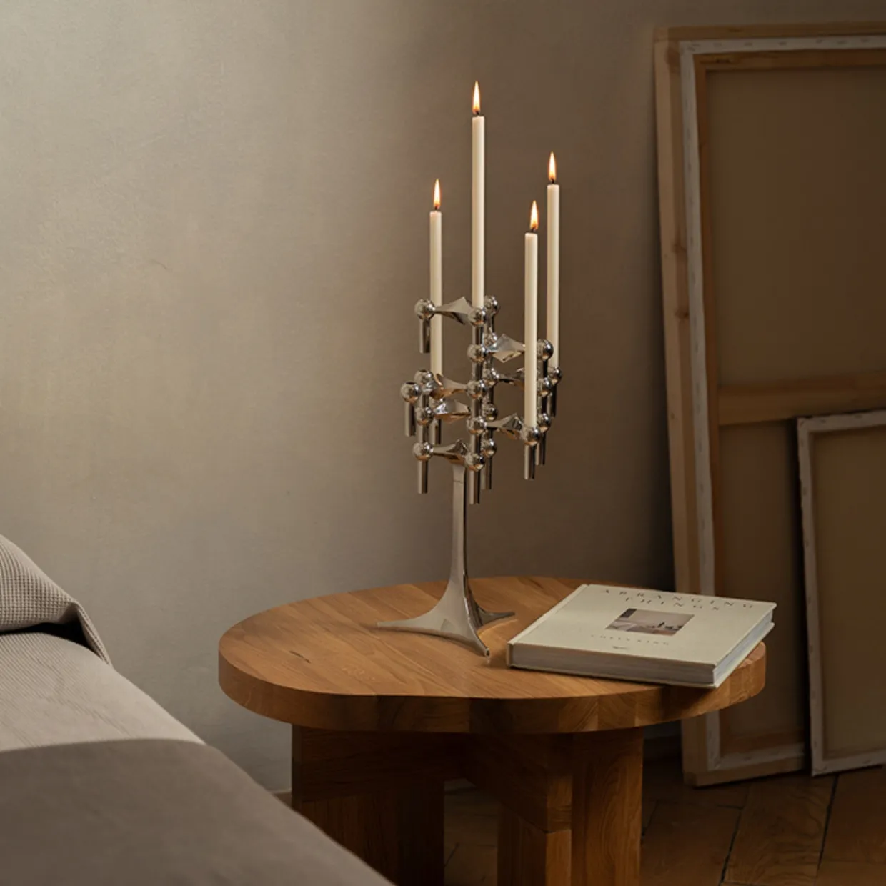 Ljus Stoff Nagel H23 8 pack Cream