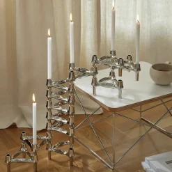 Ljus Stoff Nagel  H23  12-pack Vit