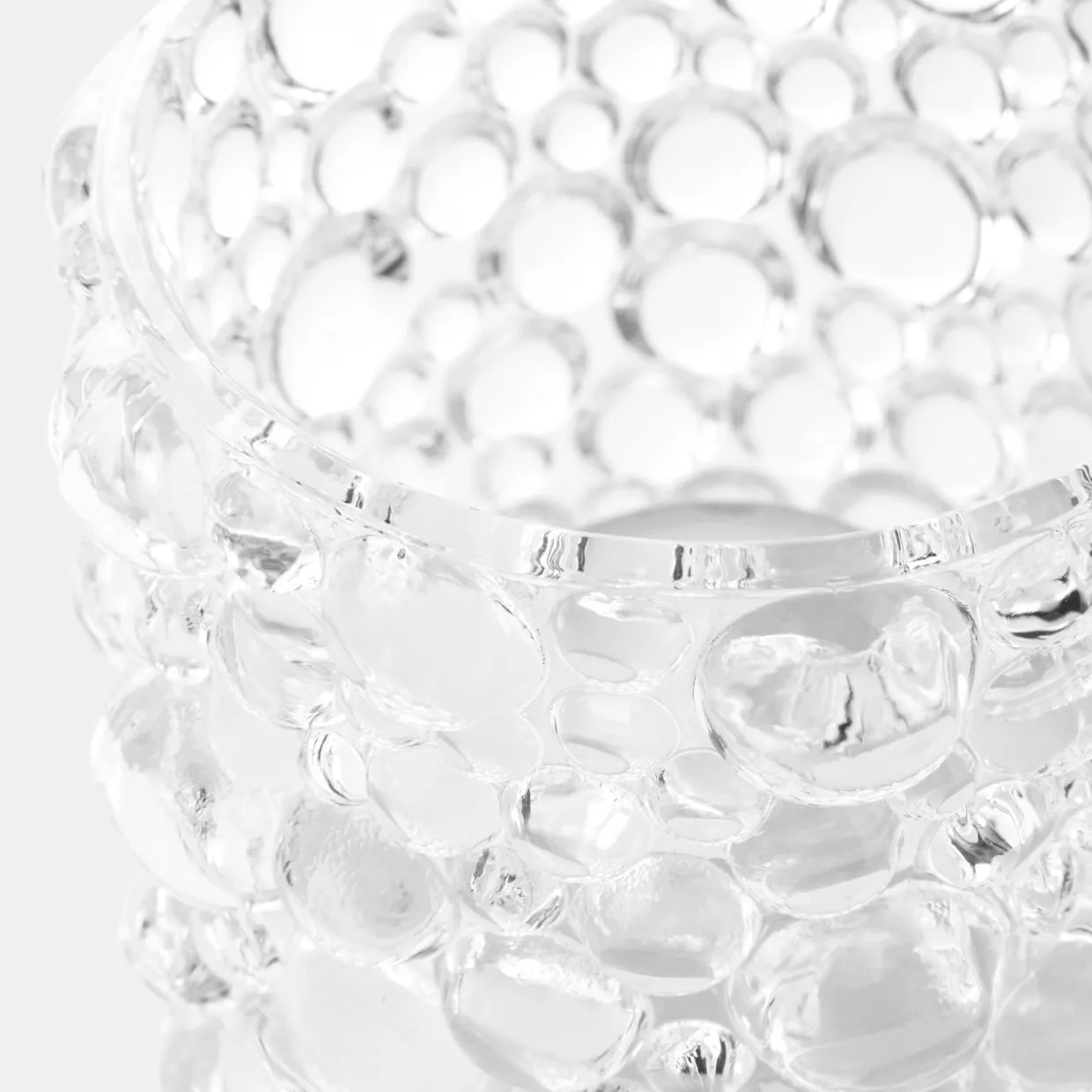 Ljuslykta Bubbly Klar