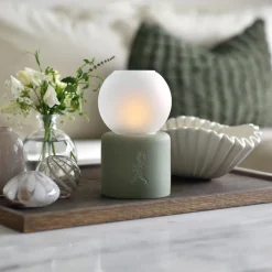 Ljuslykta Globe Grön