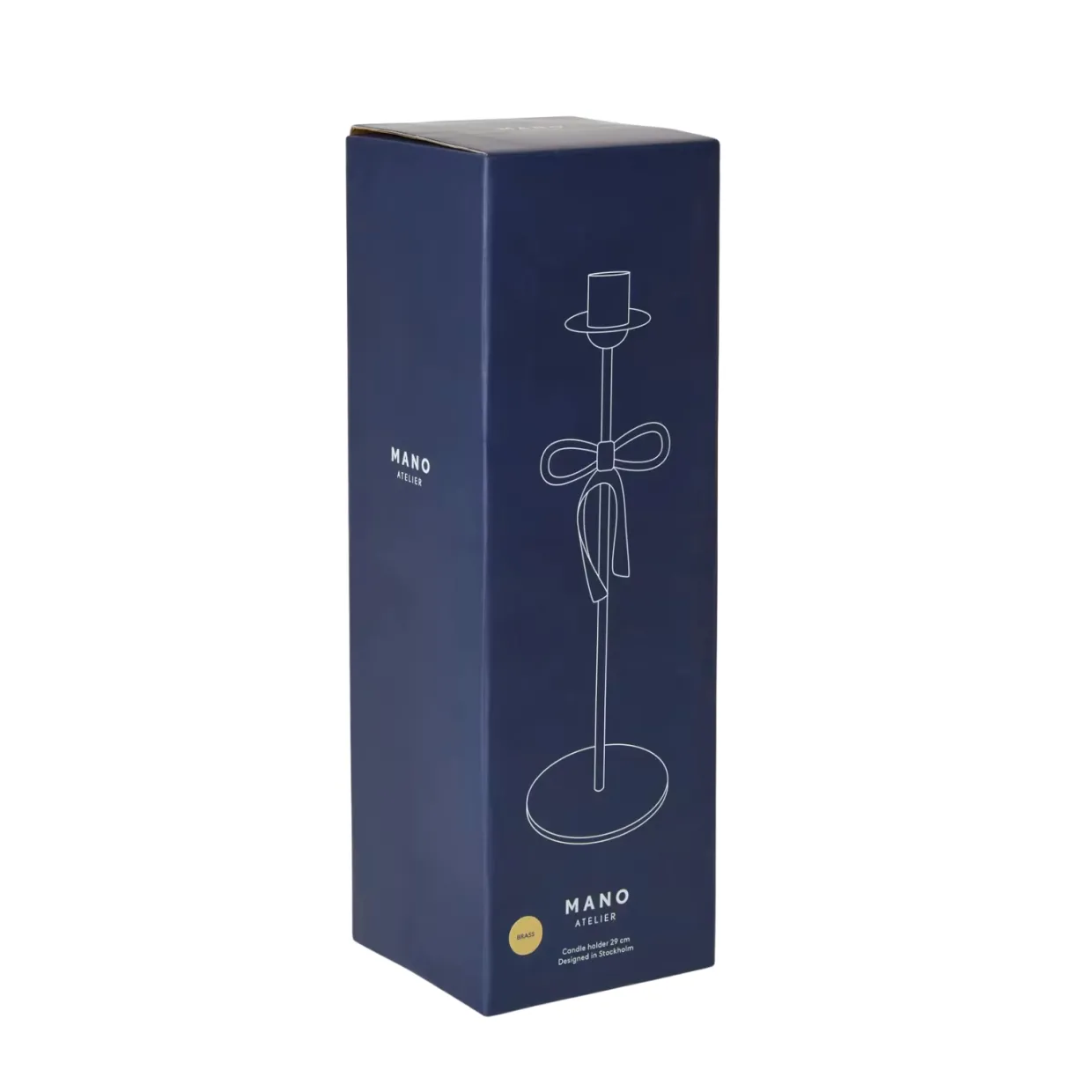 Ljusstake Bow L Guld