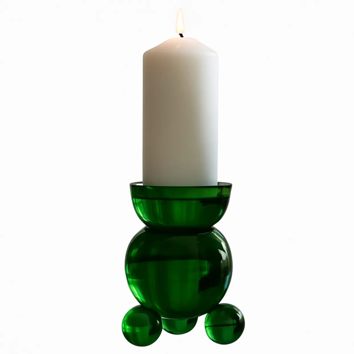 Ljusstake DT Kulan L Grön