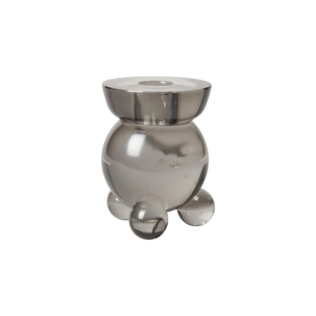 Ljusstake DT Kulan S Grå