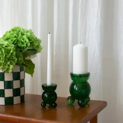 Ljusstake DT Kulan S Grön