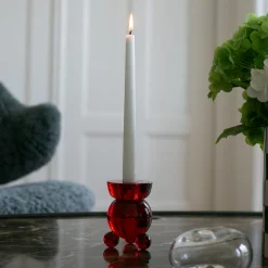 Ljusstake DT Kulan S Röd