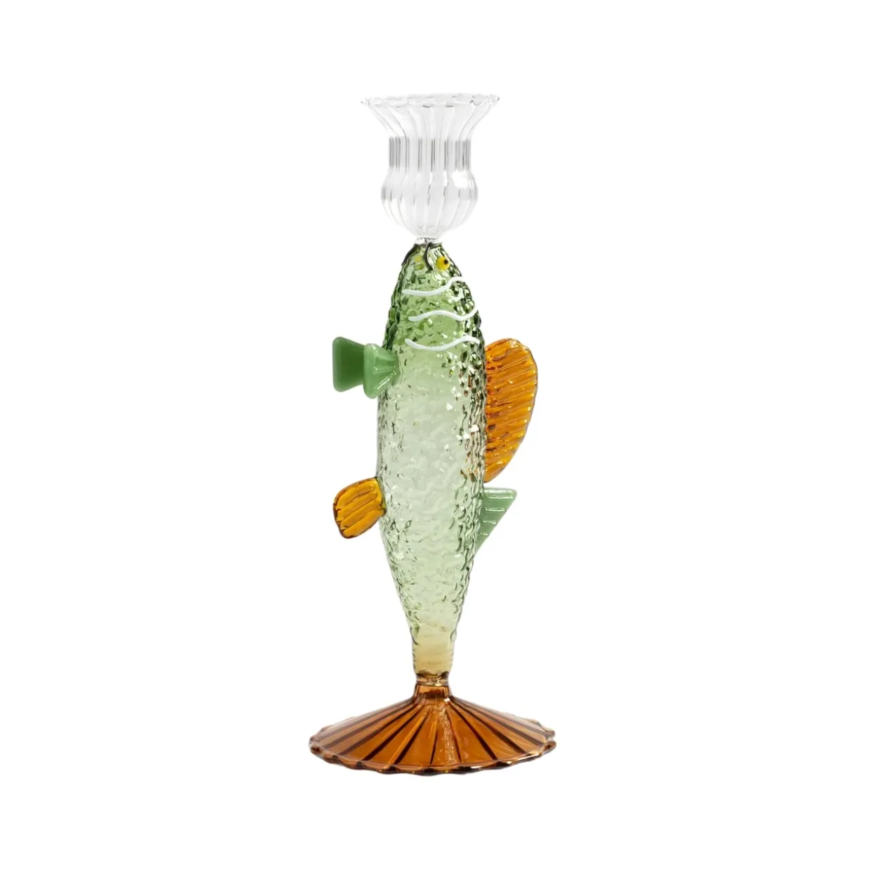 Ljusstake Fish Grön