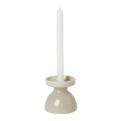 Ljusstake Gullan pelare beige