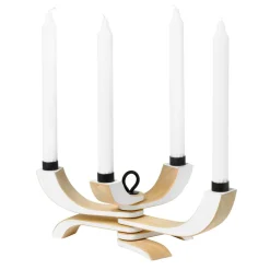 Ljusstake Nordic Light 4 vit