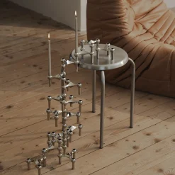 Ljusstake Stoff Nagel Singel Krom